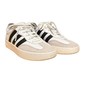 {Adidas} Berreda Classic White, Black and Beige/Grey Sneakers Size 7.5